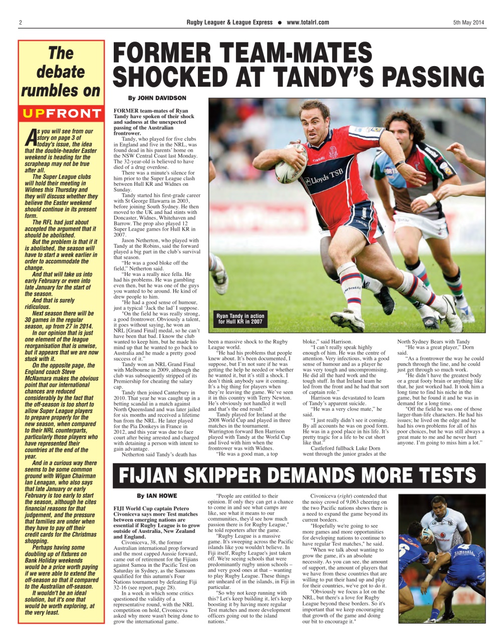 League Express Preview Pages