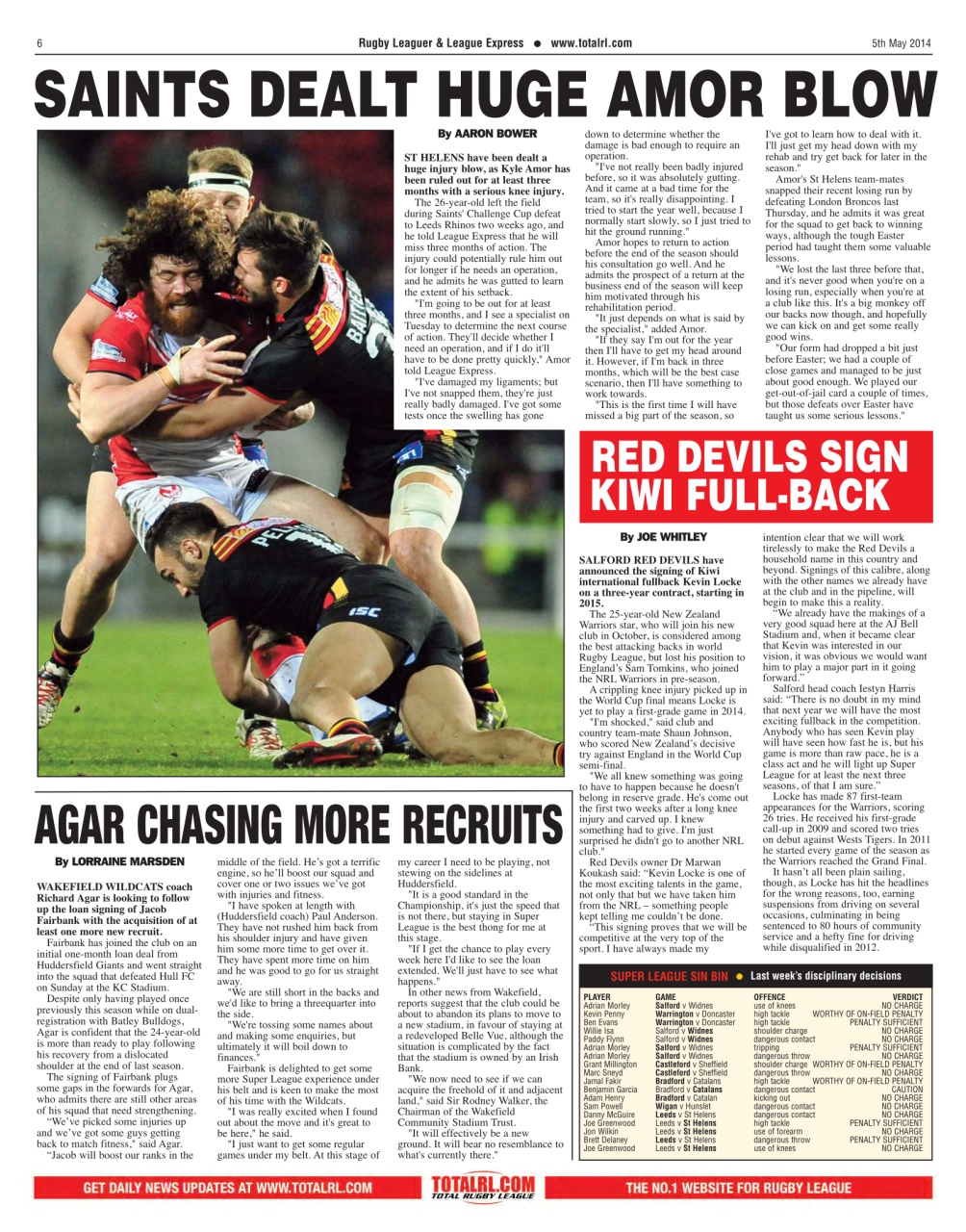 League Express Preview Pages