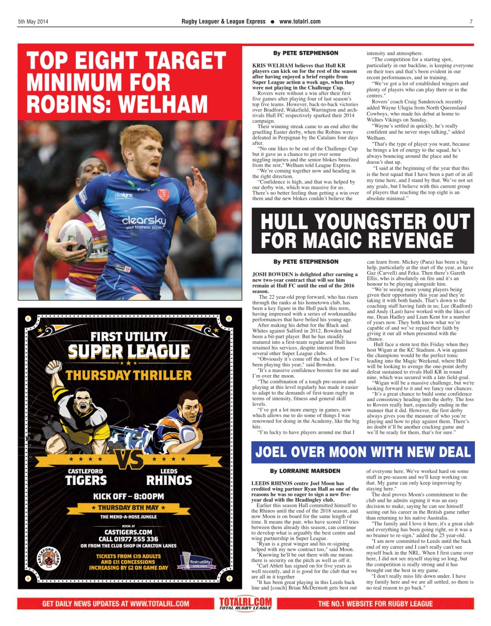 League Express Preview Pages