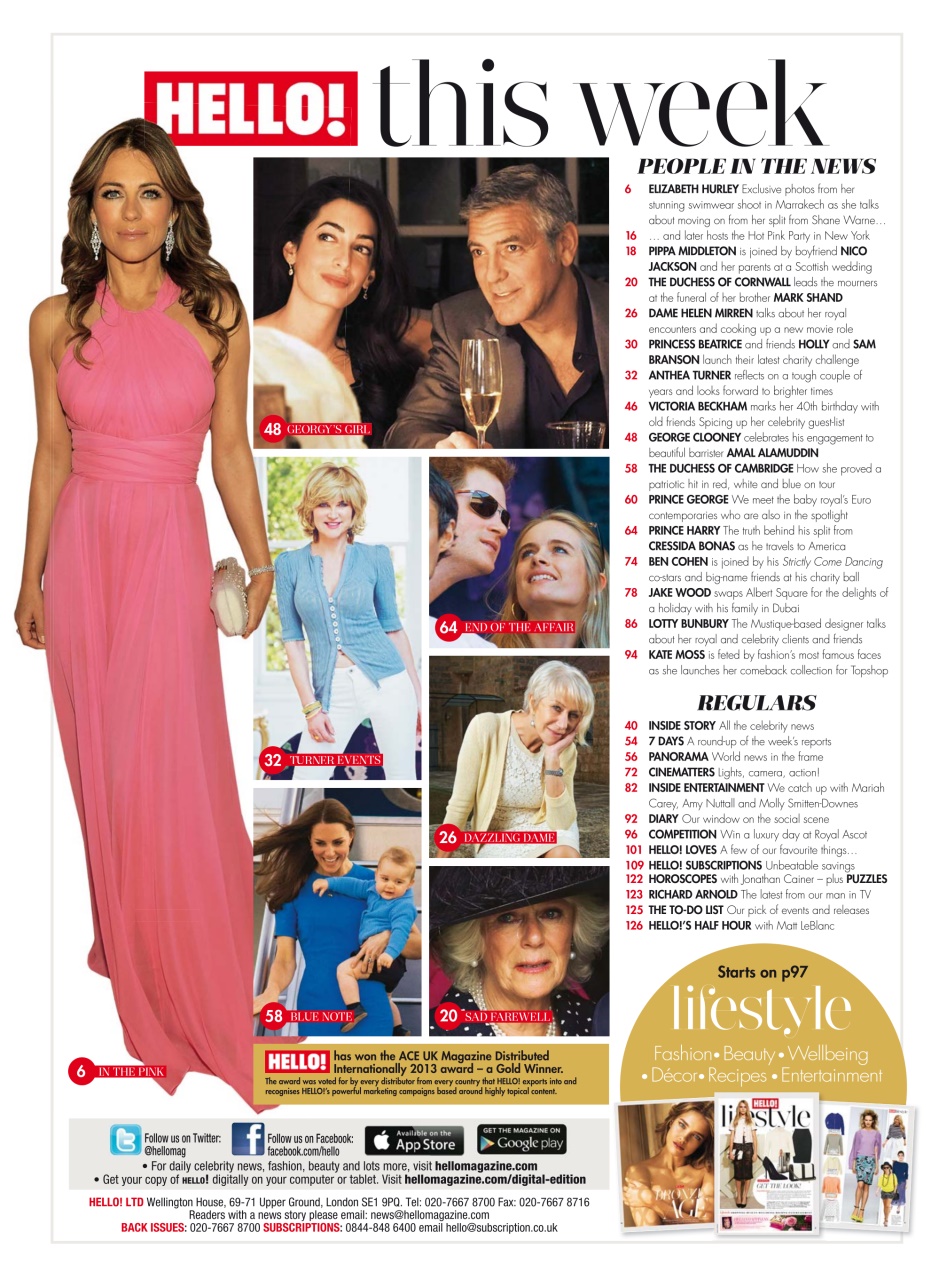 Hello! Magazine Preview Pages