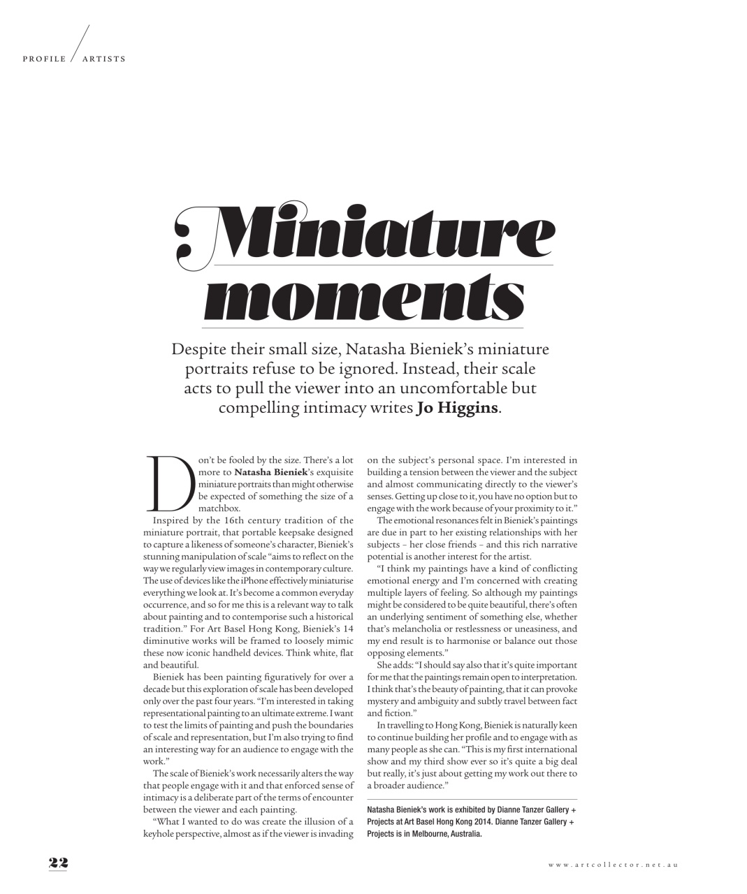 Art Collector Preview Pages