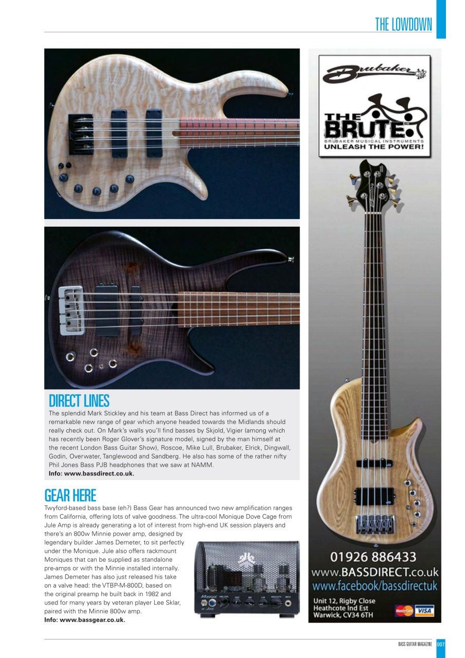 Bass Player UK Preview Pages