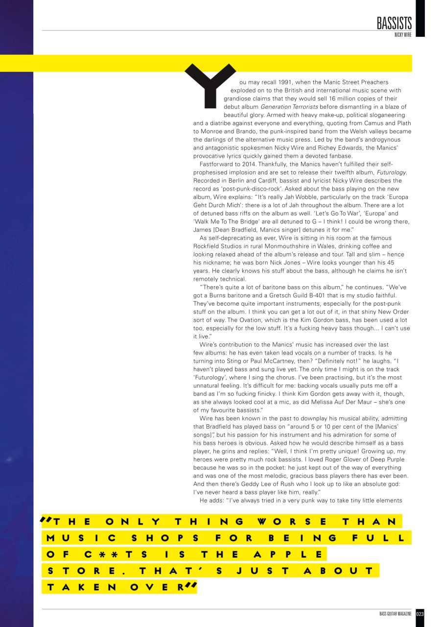Bass Player UK Preview Pages