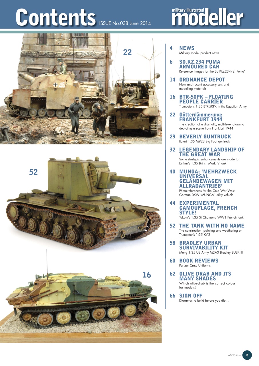 MIM: AFV Edition Preview Pages