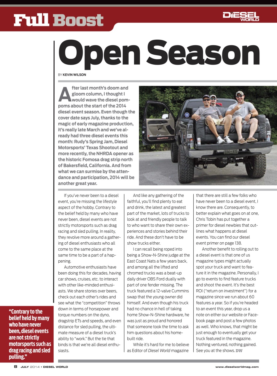 Diesel World Preview Pages