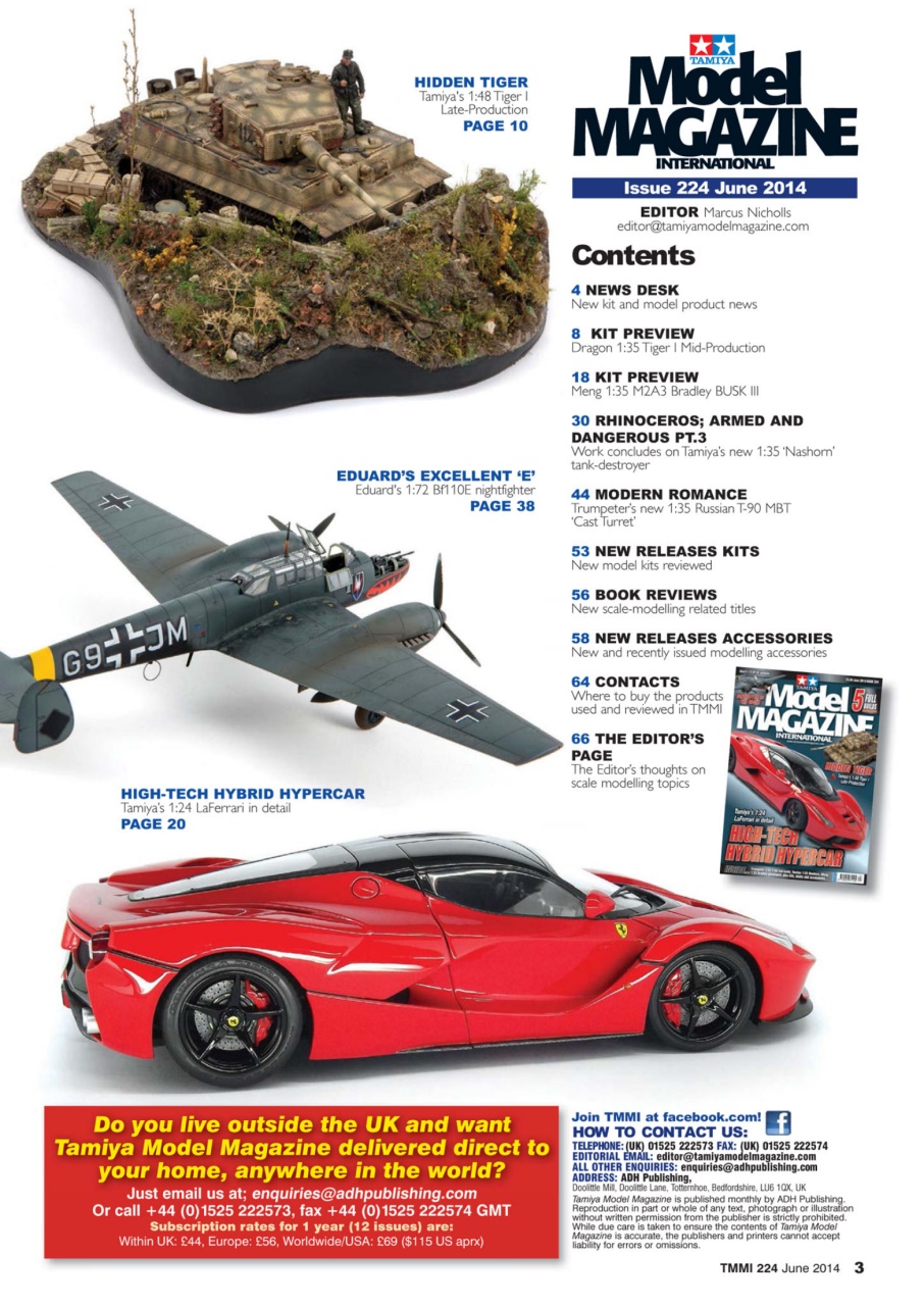Tamiya Model Magazine Preview Pages