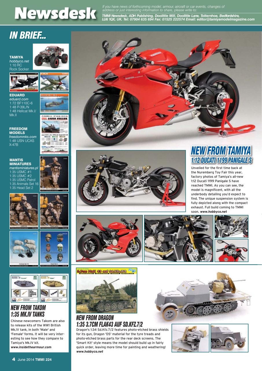 Tamiya Model Magazine Preview Pages