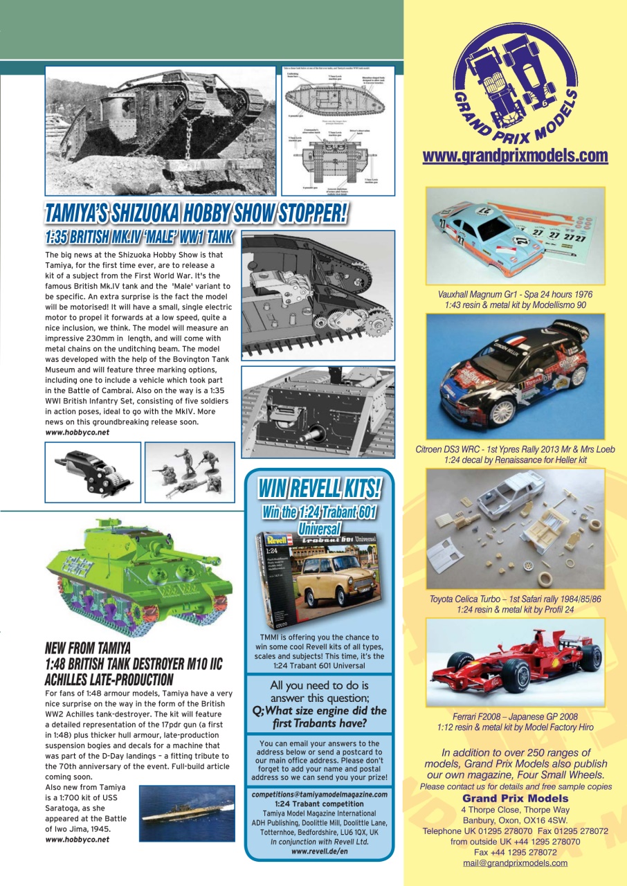 Tamiya Model Magazine Preview Pages