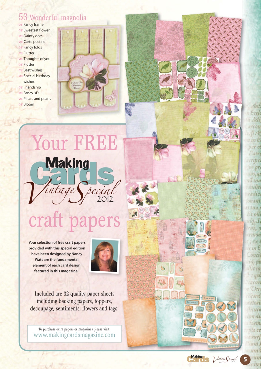 Making Cards & Papercraft Preview Pages