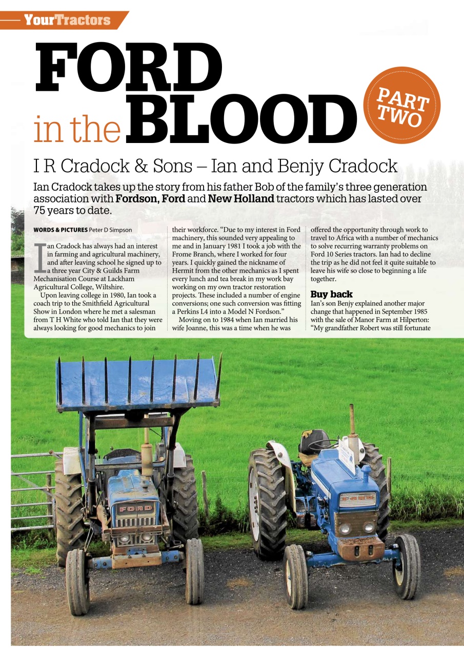Tractor & Farming Heritage Magazine Preview Pages