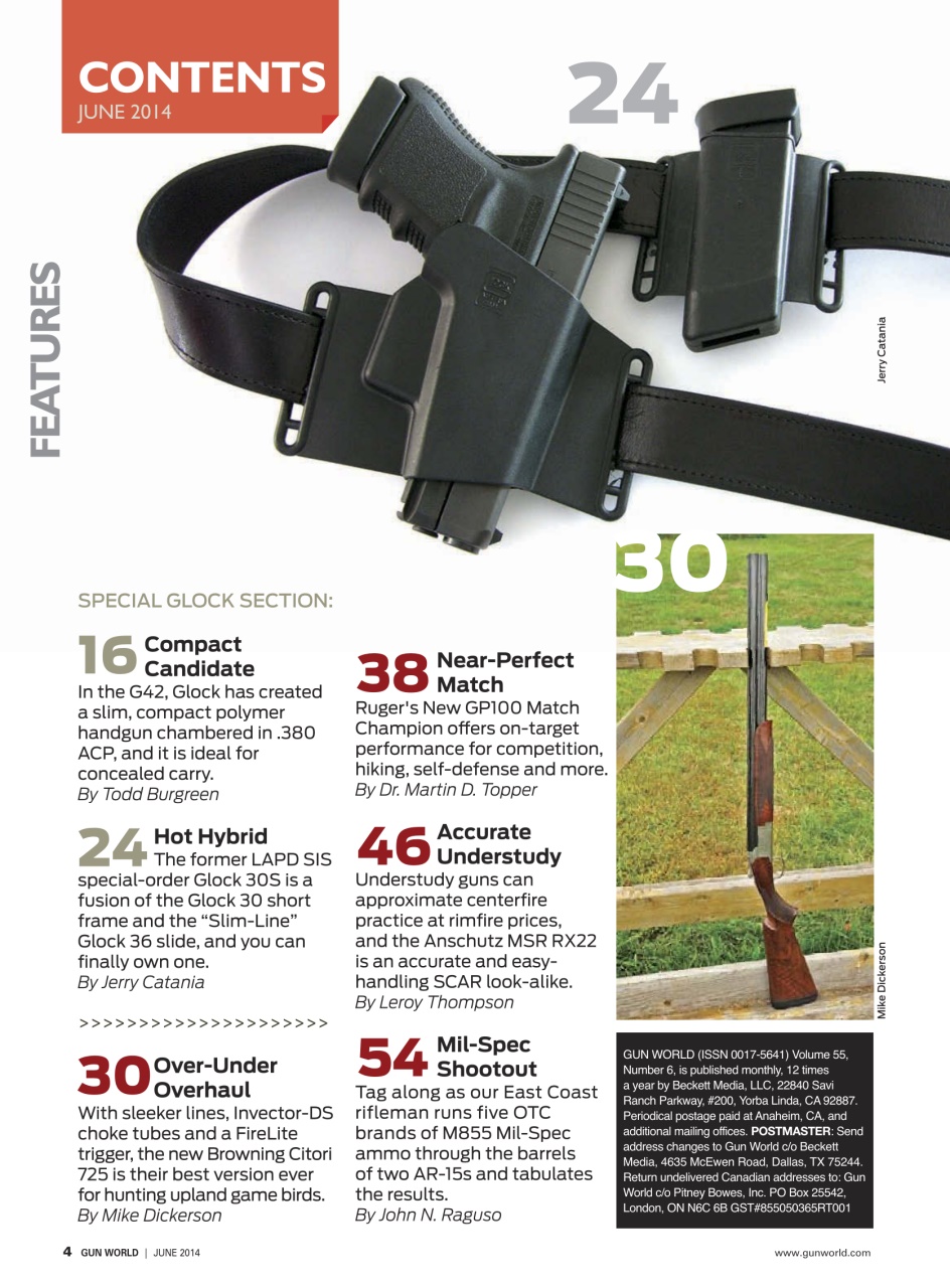 Gun World Preview Pages