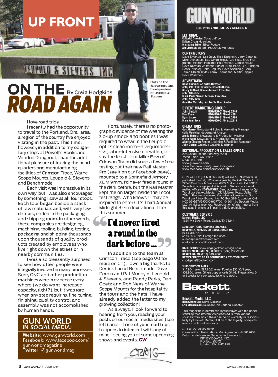 Gun World Preview Pages