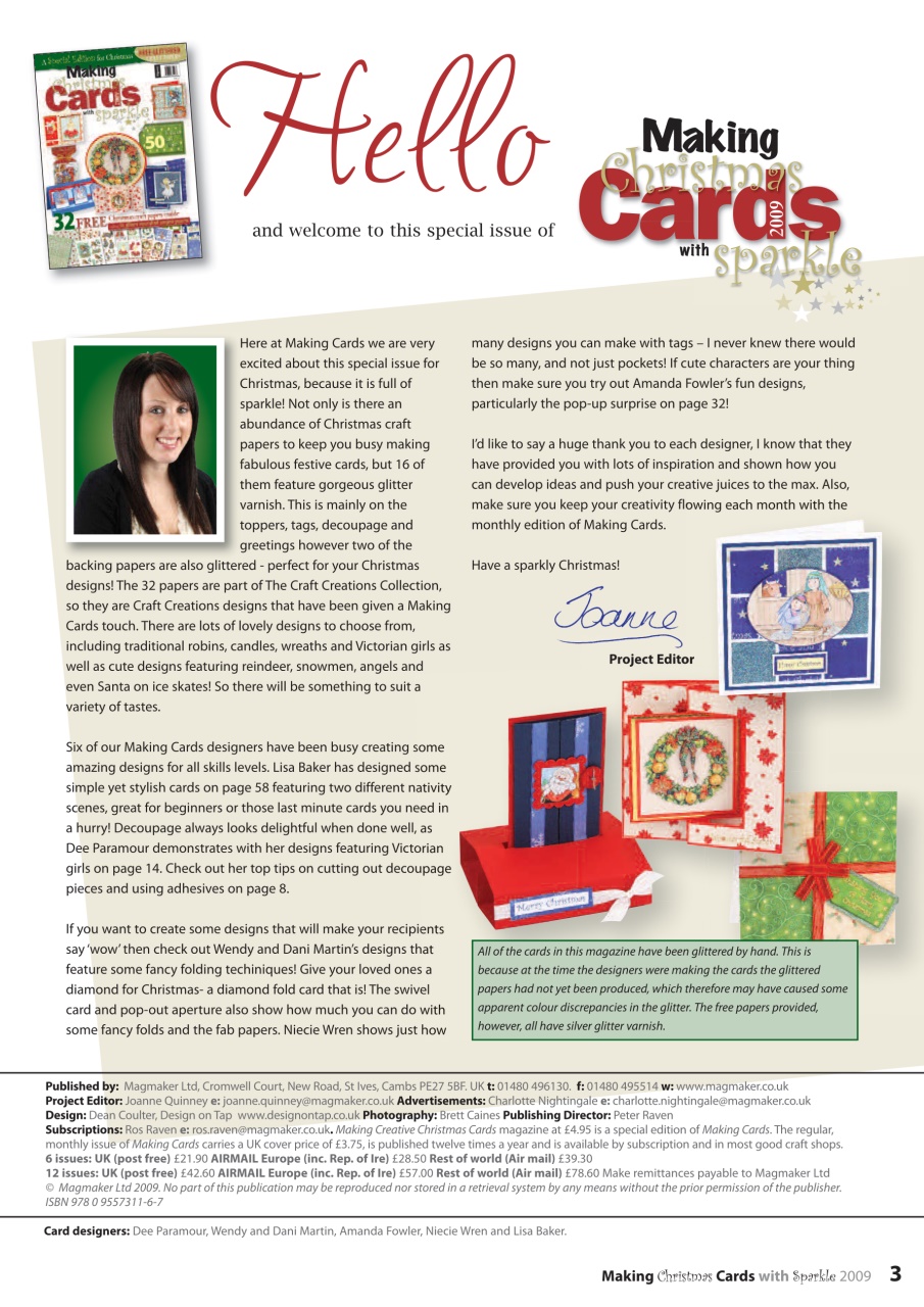 Making Cards & Papercraft Preview Pages