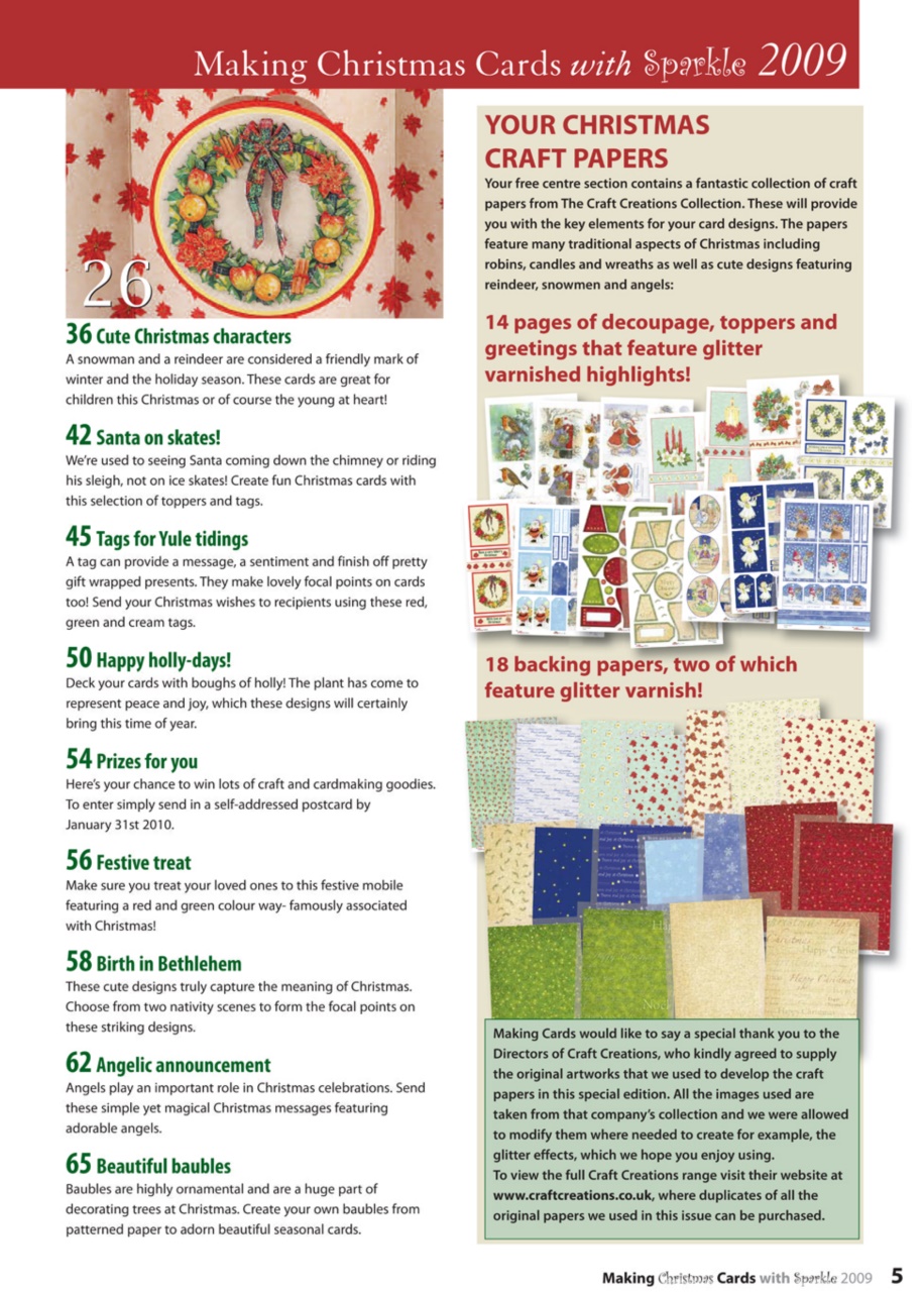 Making Cards & Papercraft Preview Pages