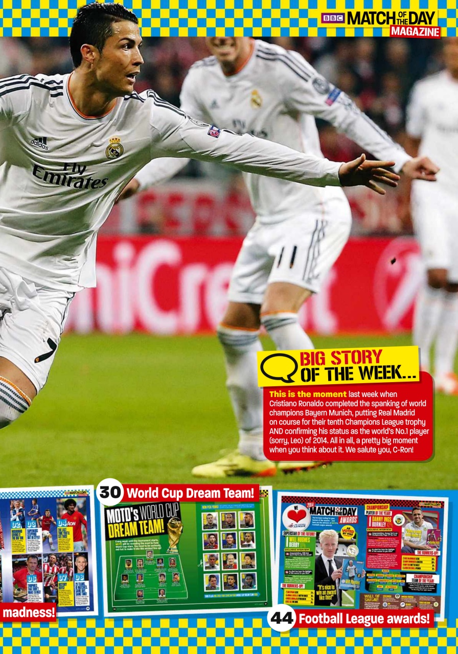 Match of the Day Preview Pages