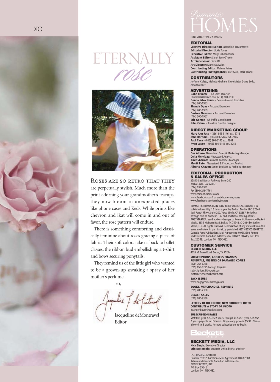 Romantic Homes Preview Pages