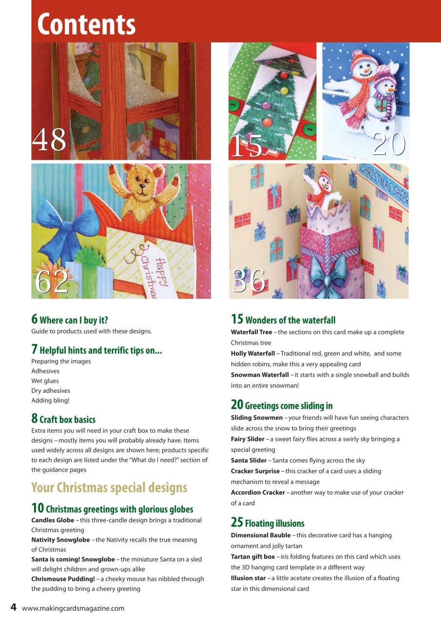 Making Cards & Papercraft Preview Pages