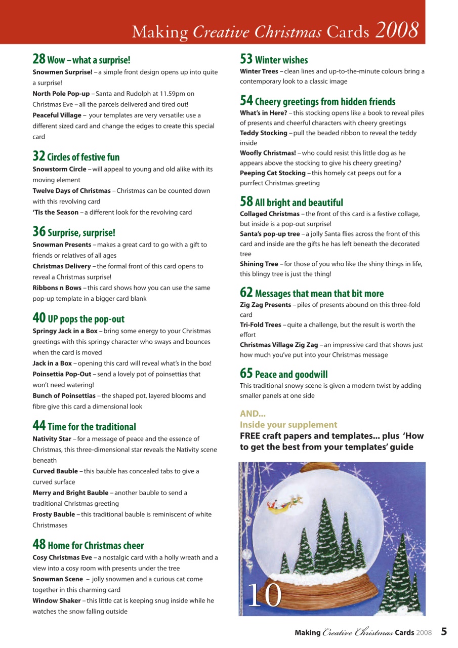 Making Cards & Papercraft Preview Pages