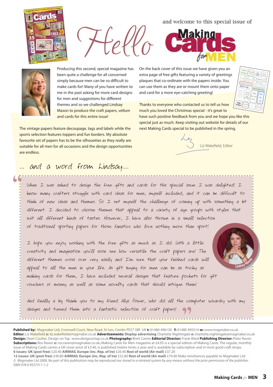 Making Cards & Papercraft Preview Pages