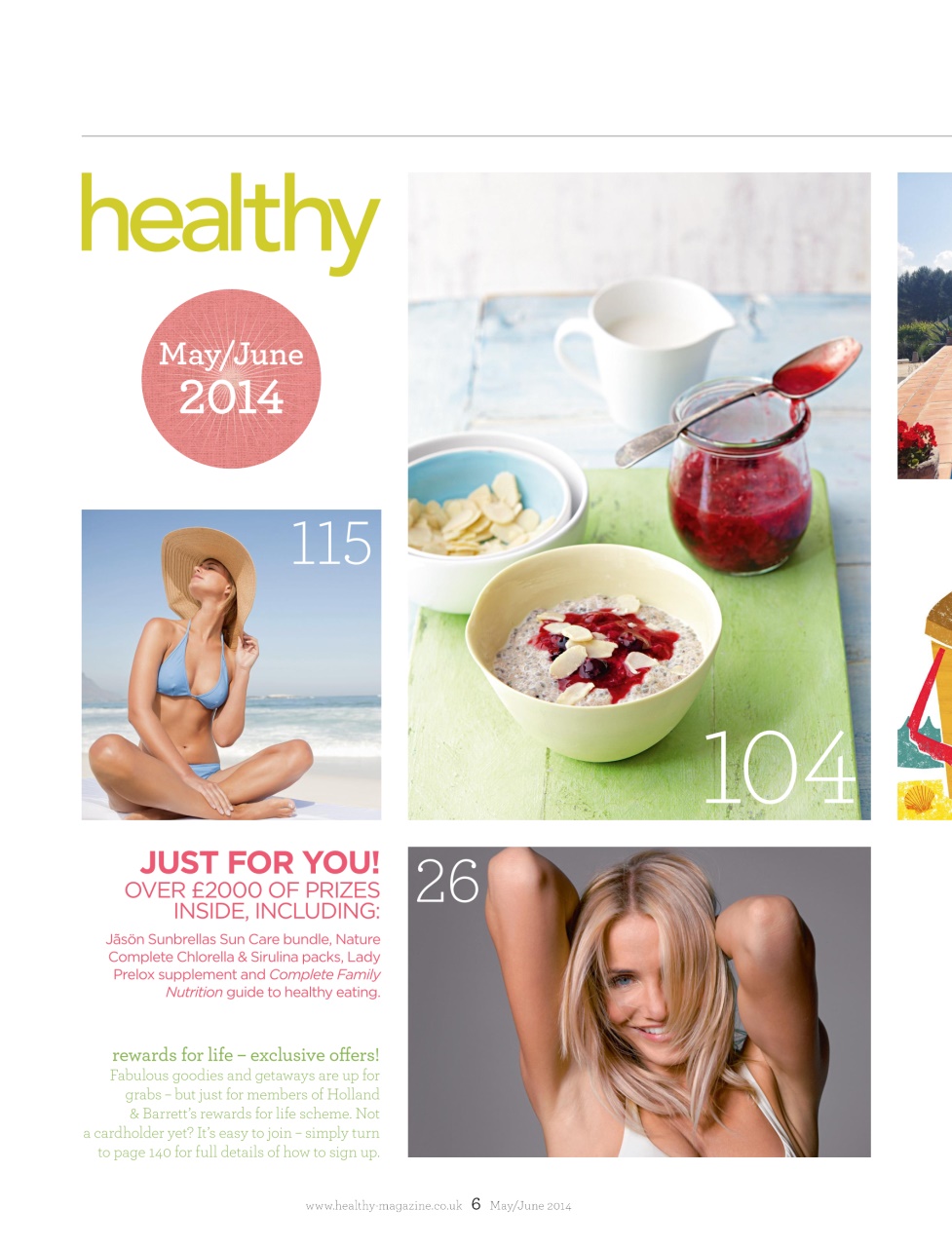 Healthy Magazine Preview Pages