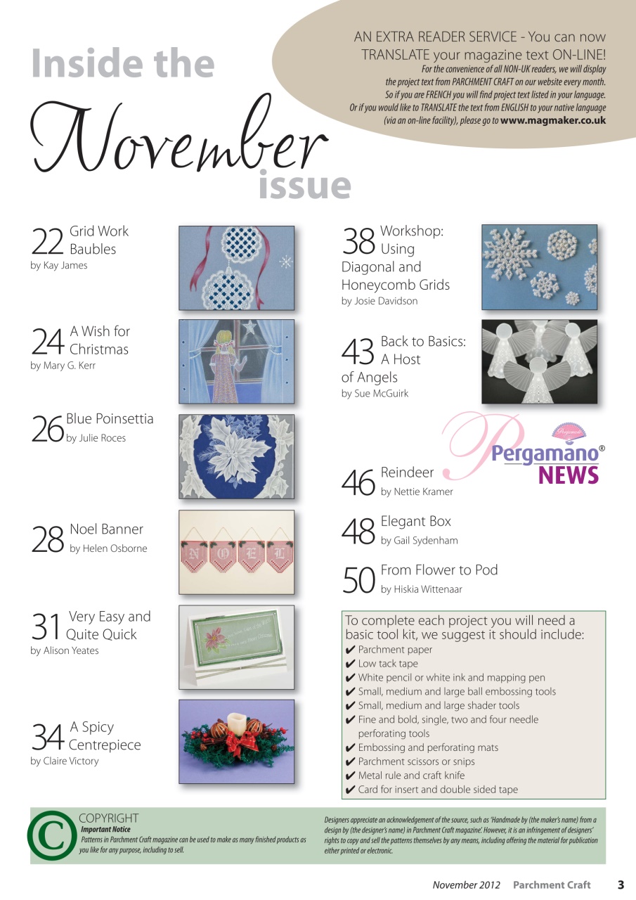 Parchment Craft Preview Pages