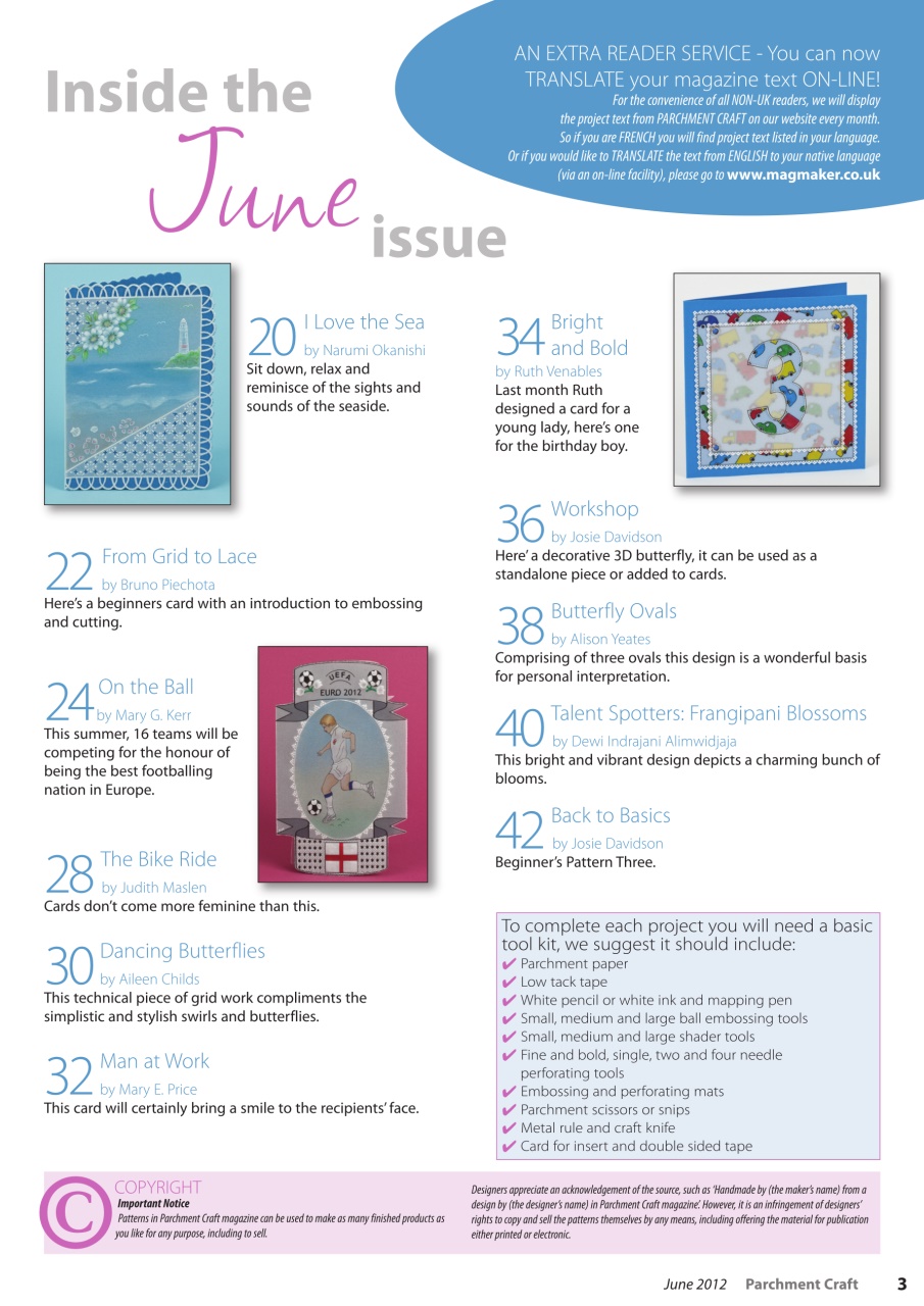 Parchment Craft Preview Pages