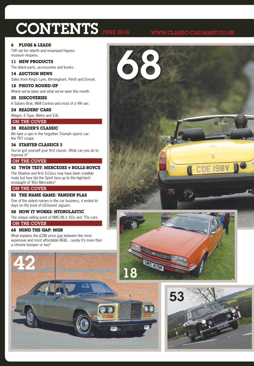 Classic Car Mart Preview Pages