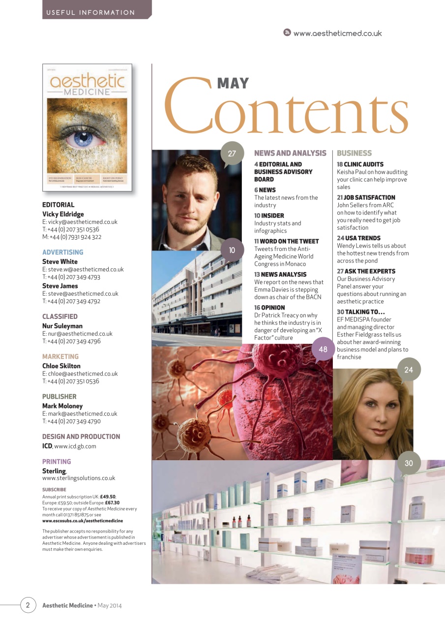 Aesthetic Medicine Preview Pages