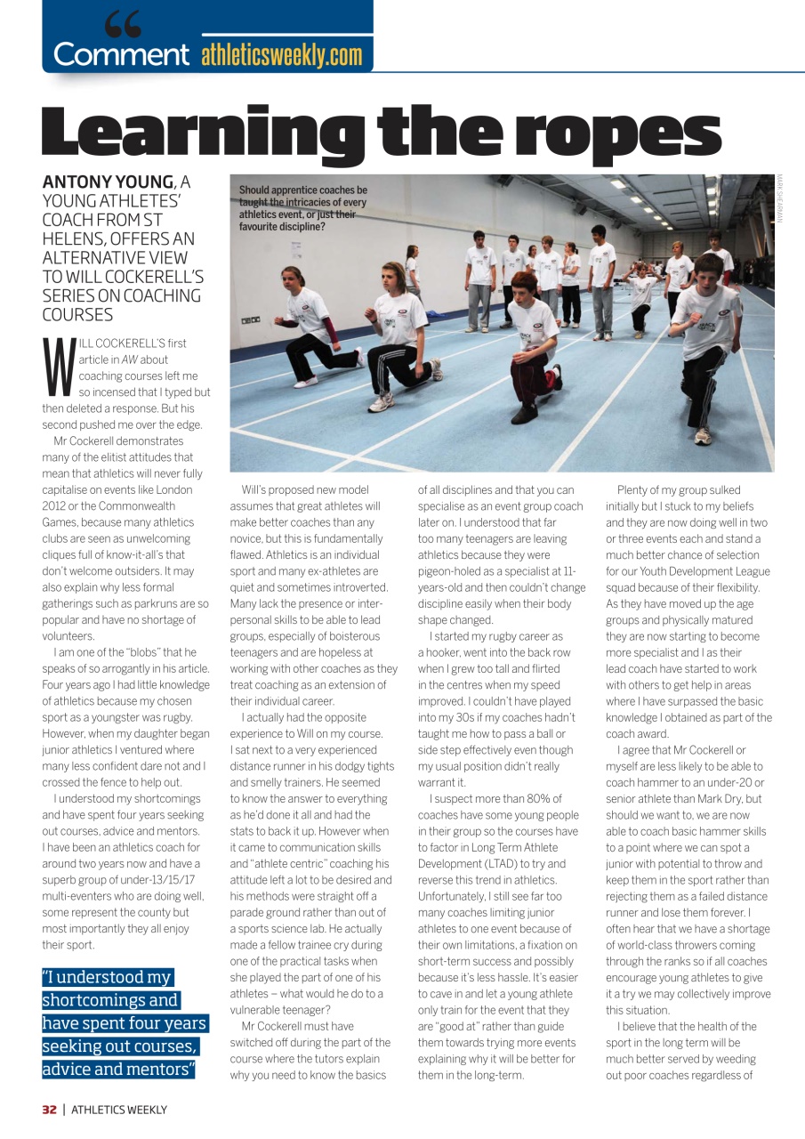 AW – Athletics Weekly Magazine Preview Pages