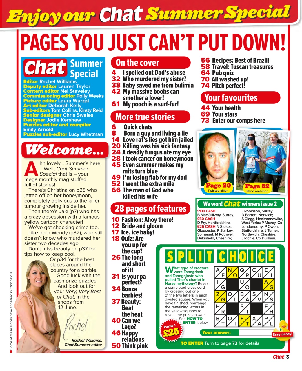 Chat Specials Preview Pages