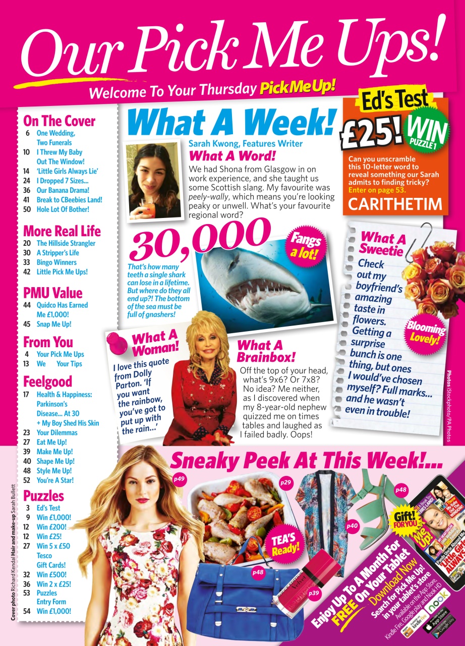 Pick Me Up Preview Pages