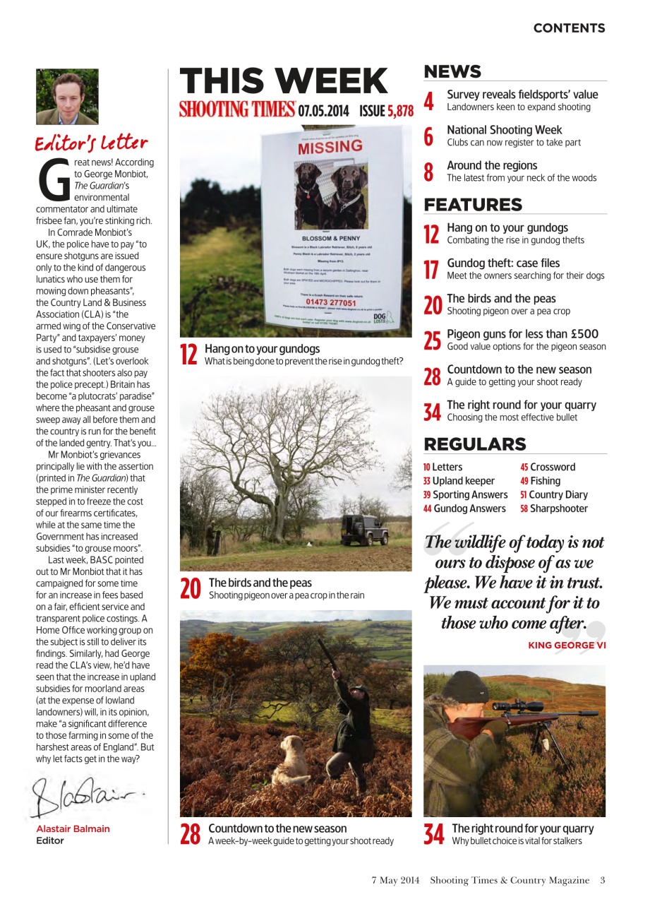 Shooting Times & Country Preview Pages