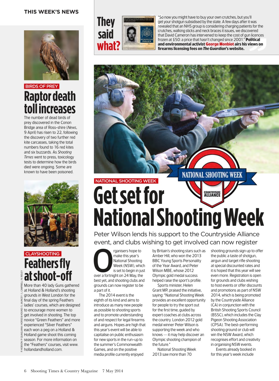 Shooting Times & Country Preview Pages
