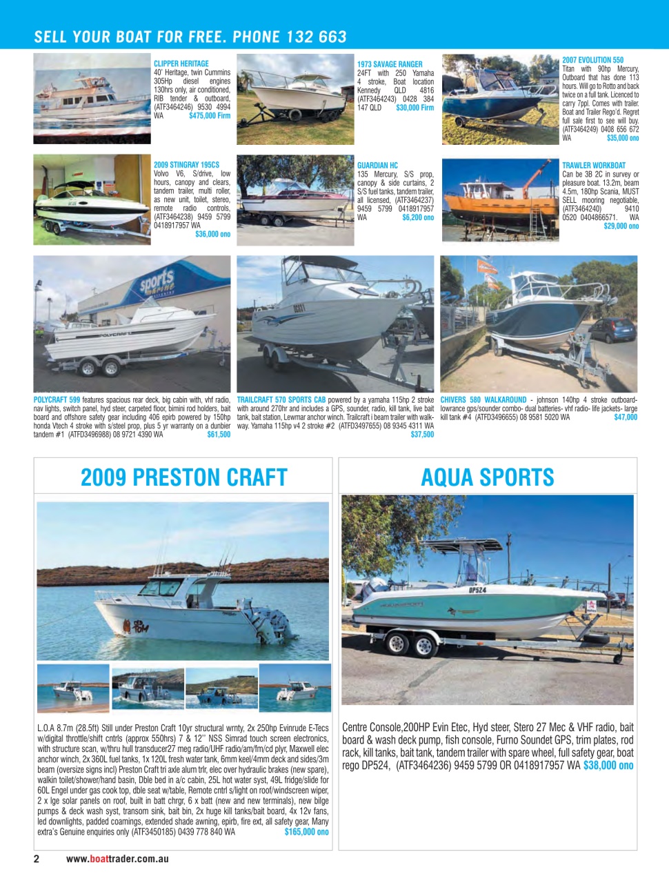 Boat Trader Australia Preview Pages