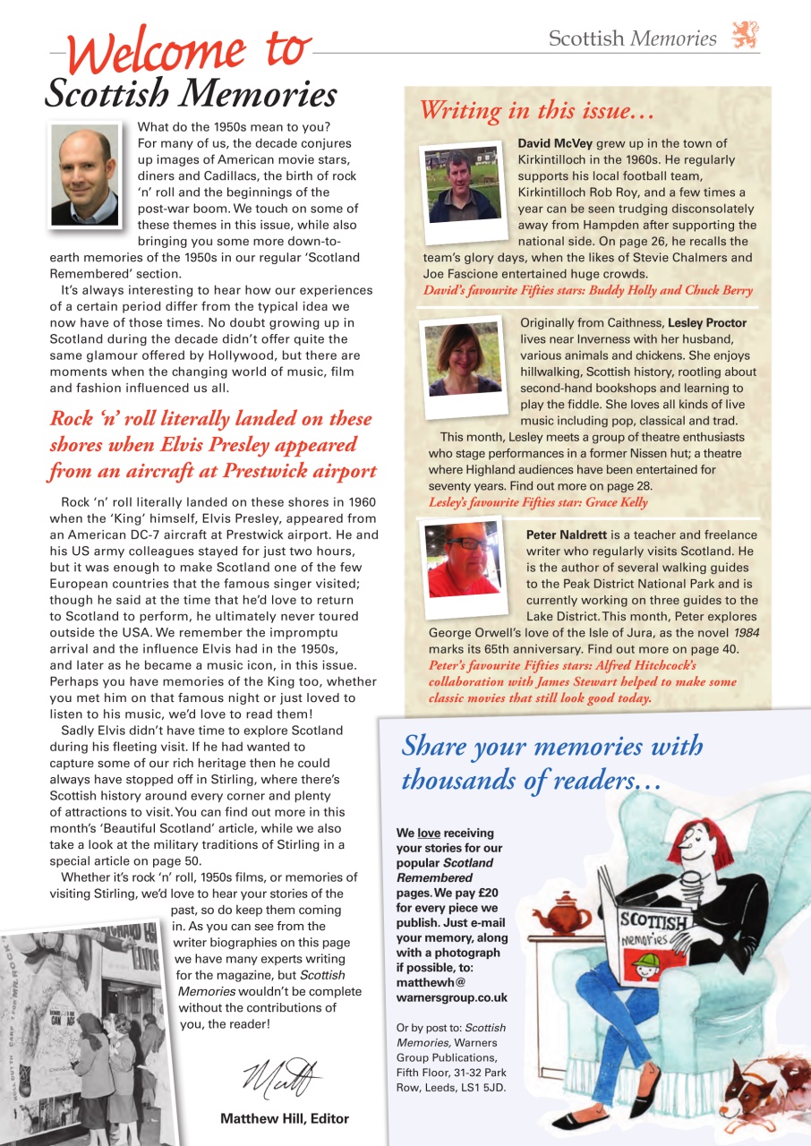 Scottish Memories Preview Pages