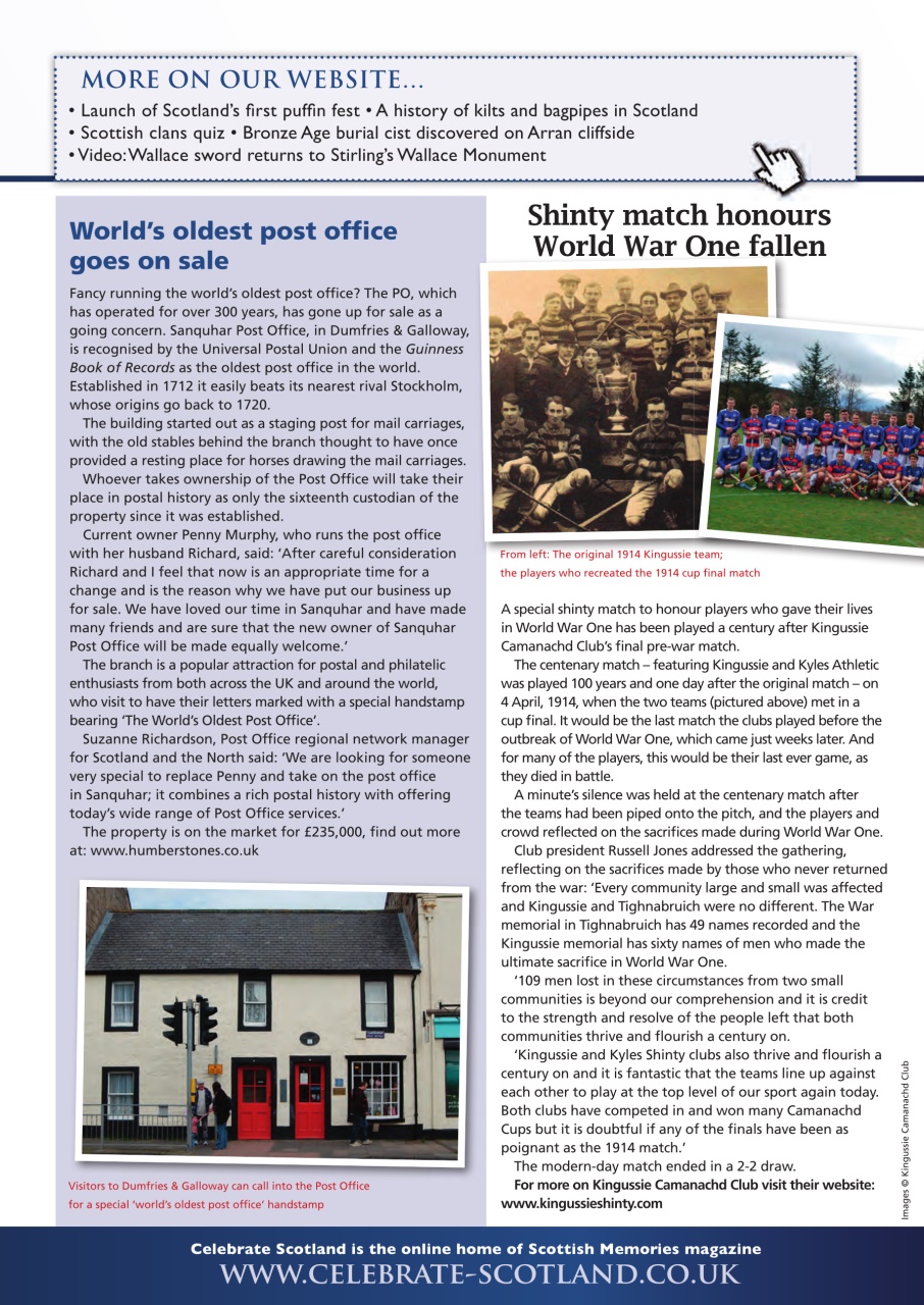 Scottish Memories Preview Pages