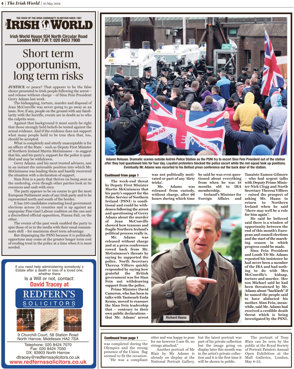 Irish World Preview Pages