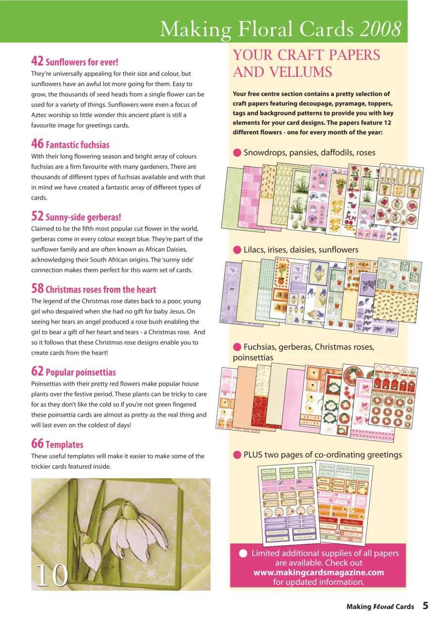 Making Cards & Papercraft Preview Pages