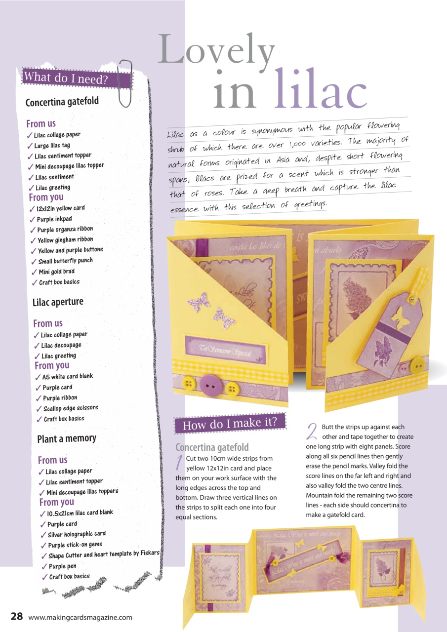 Making Cards & Papercraft Preview Pages