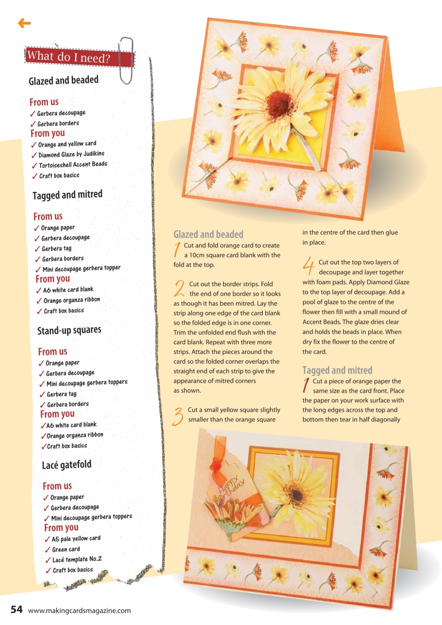 Making Cards & Papercraft Preview Pages