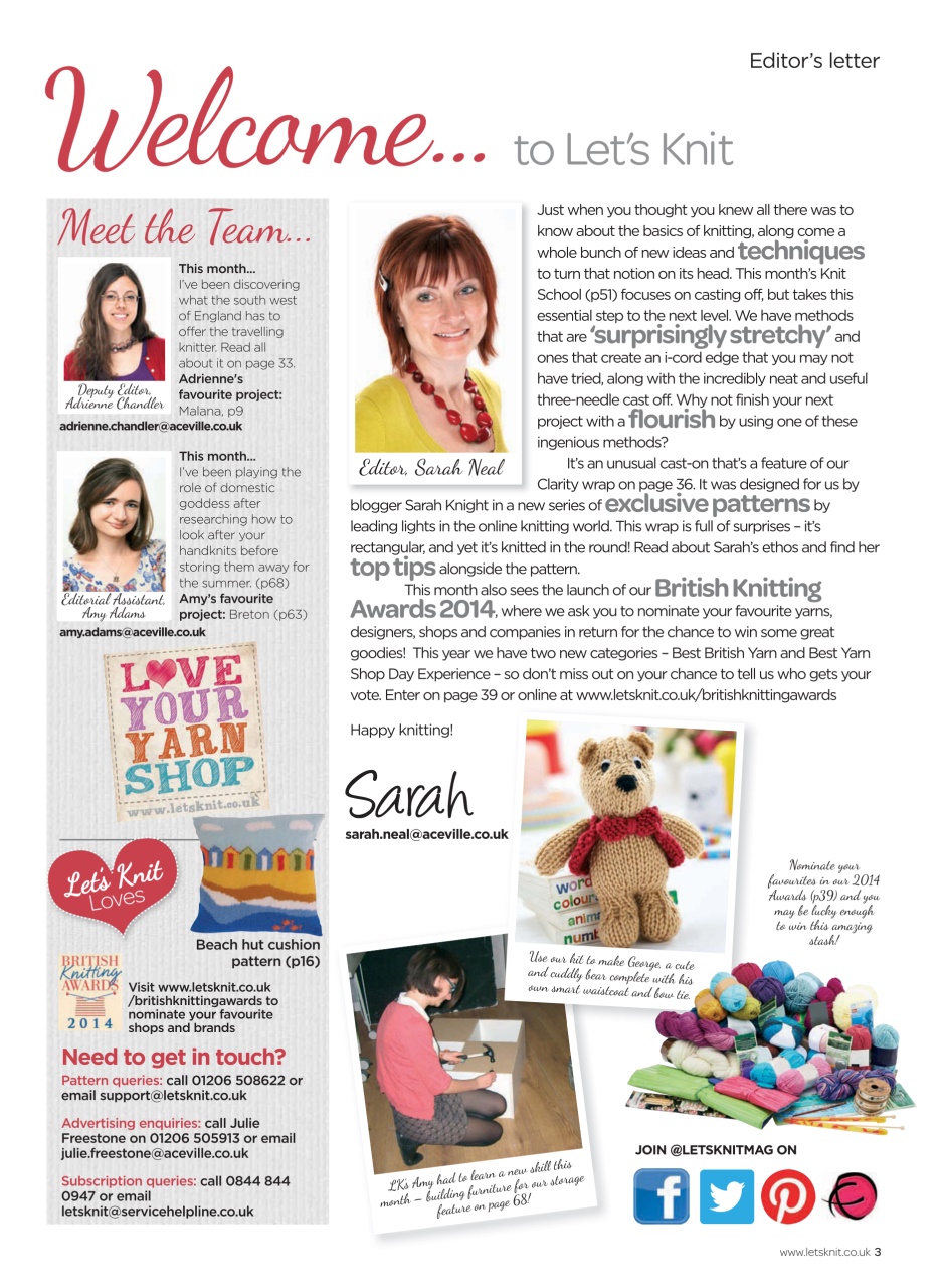 Let's Knit Preview Pages