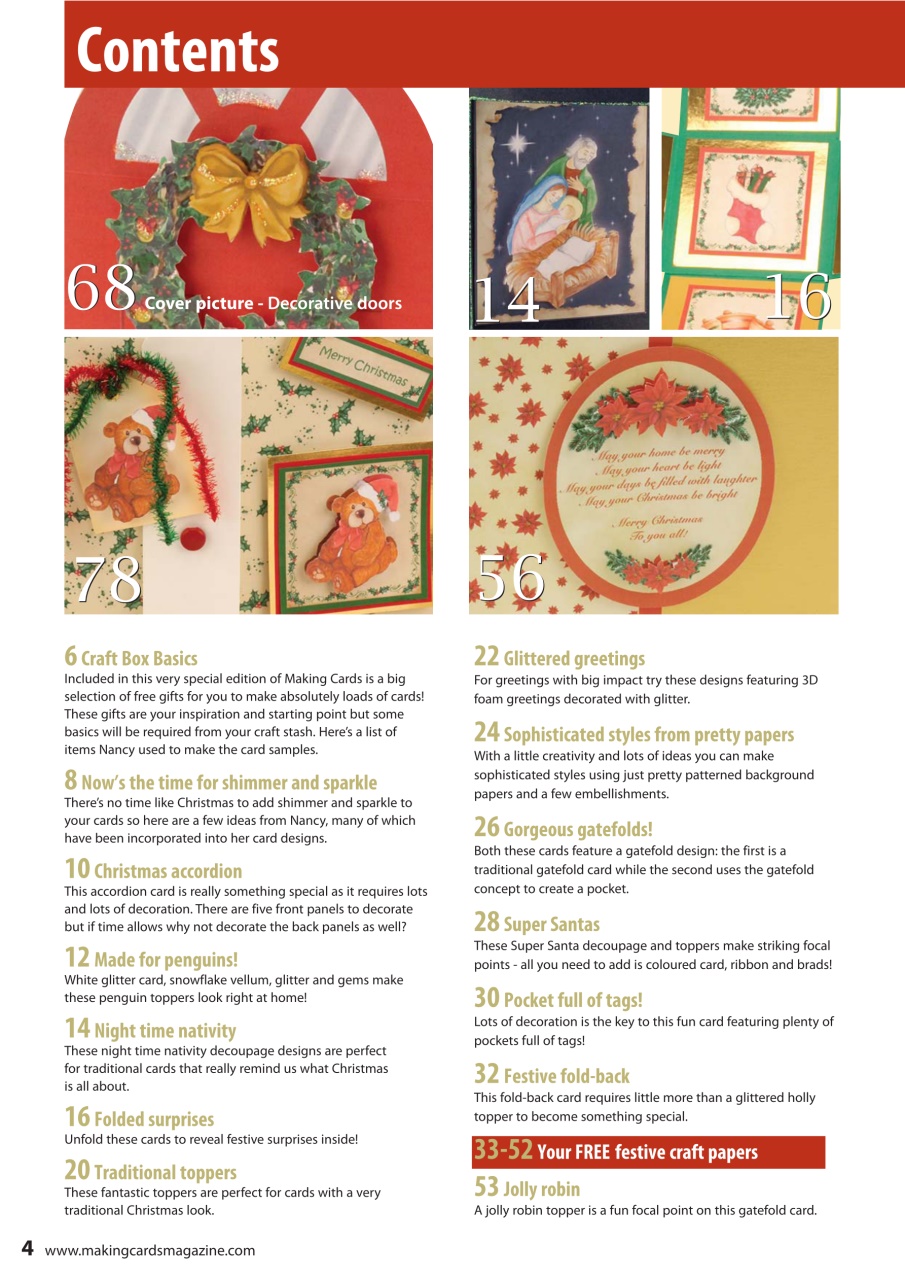 Making Cards & Papercraft Preview Pages