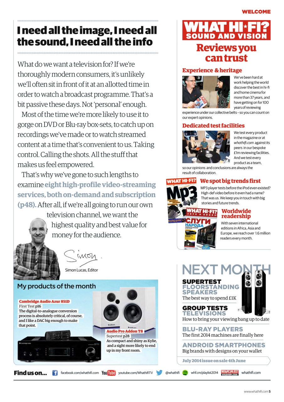 What HiFi Preview Pages