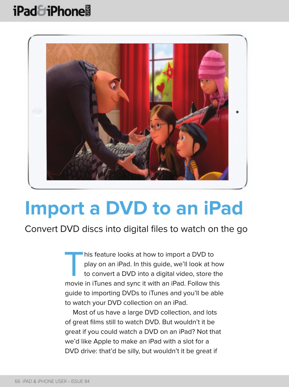 iPad and iPhone User Preview Pages