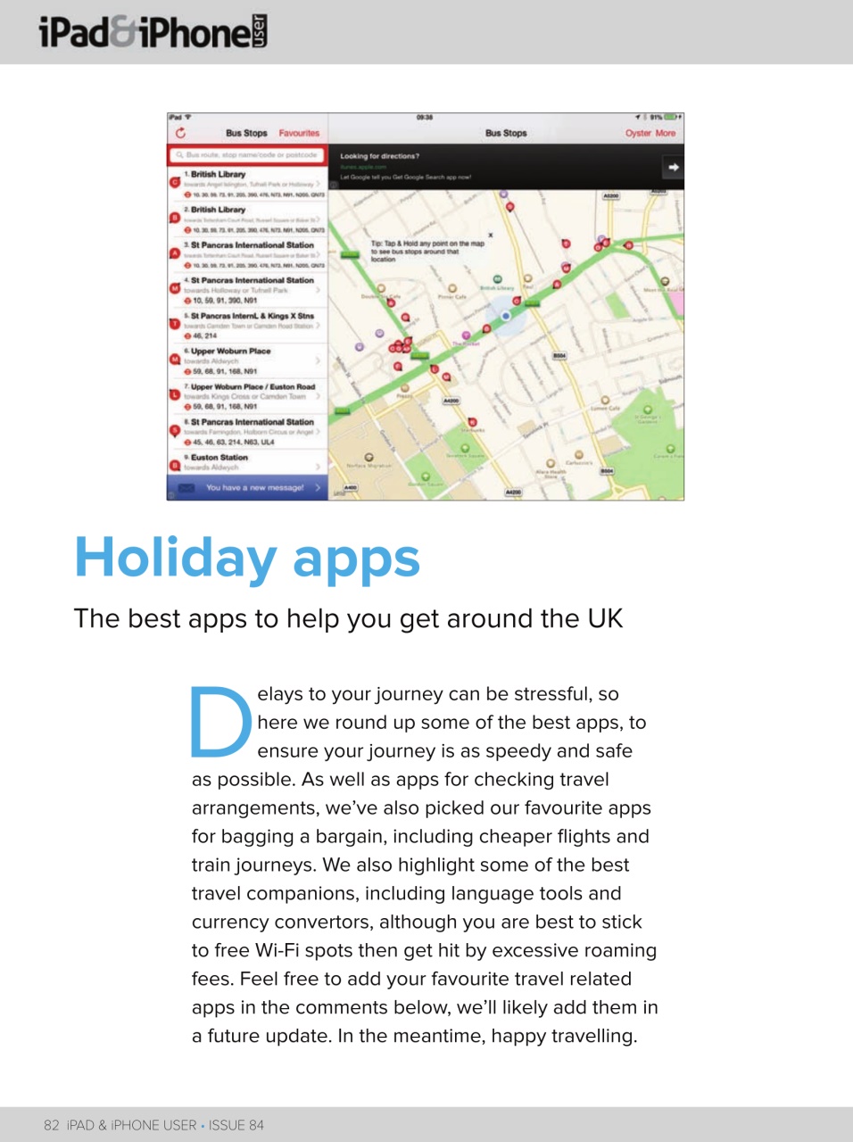 iPad and iPhone User Preview Pages
