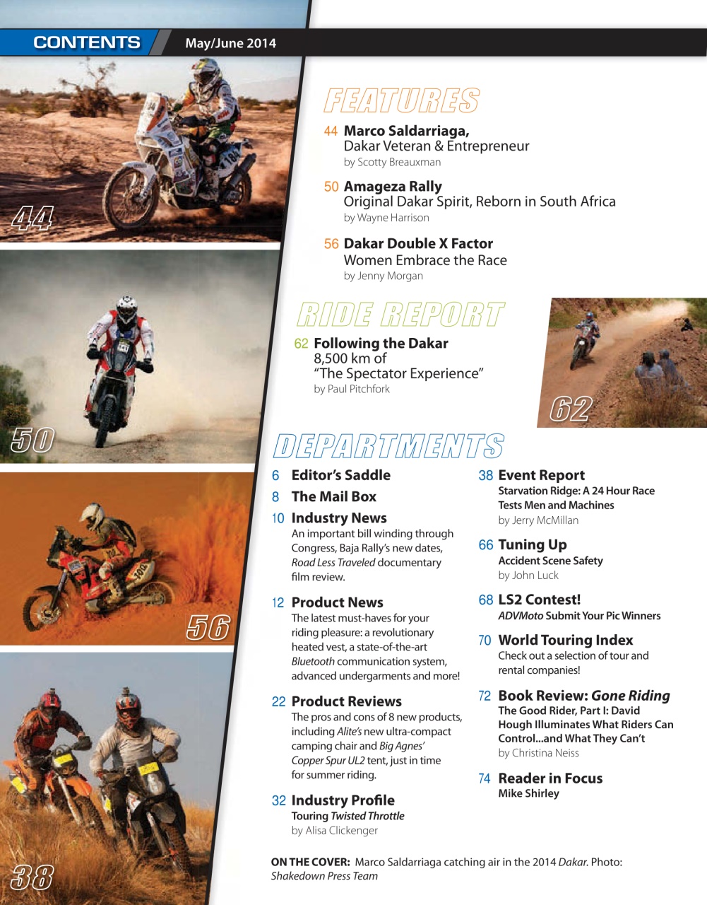 Adventure Motorcycle Preview Pages