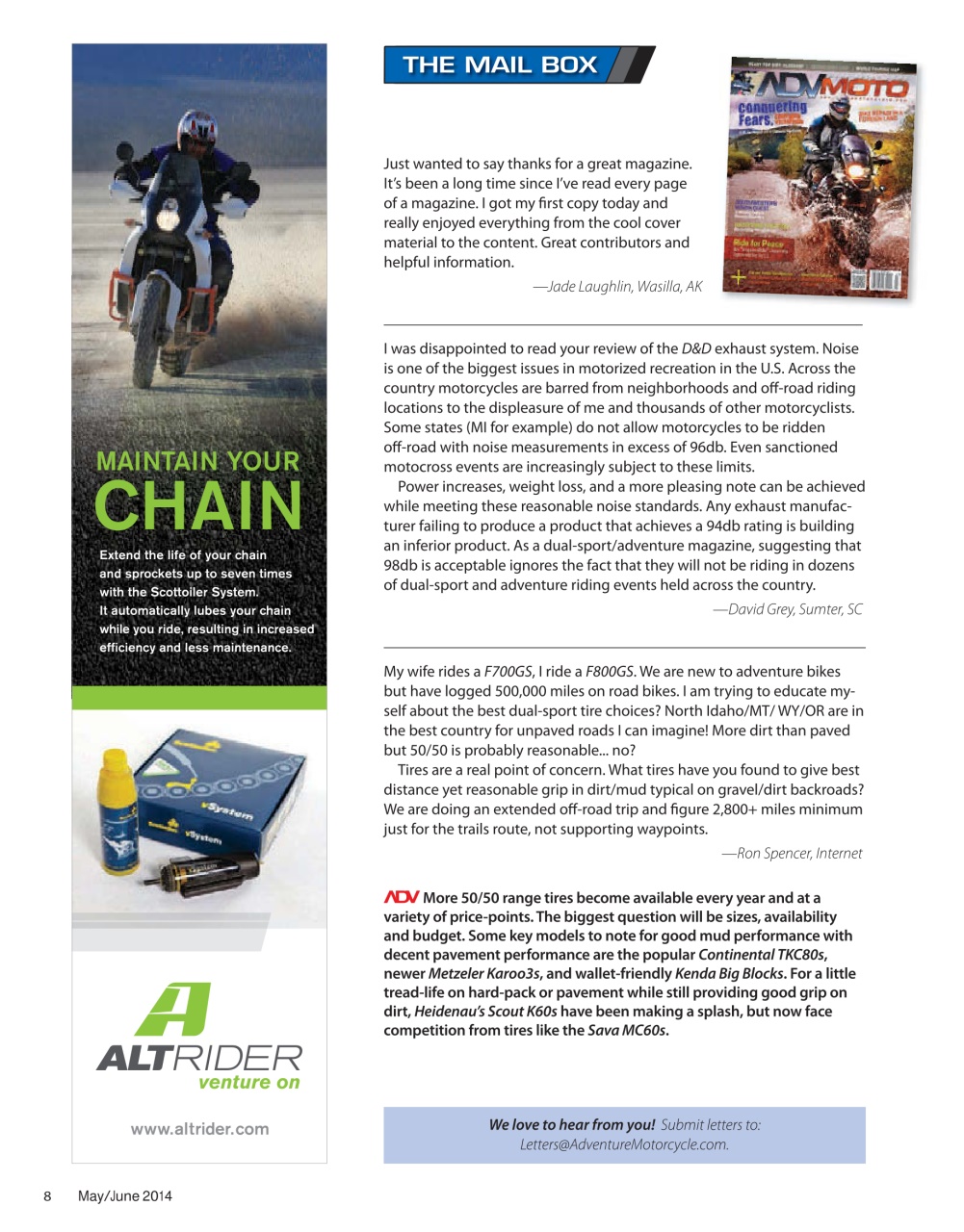 Adventure Motorcycle Preview Pages