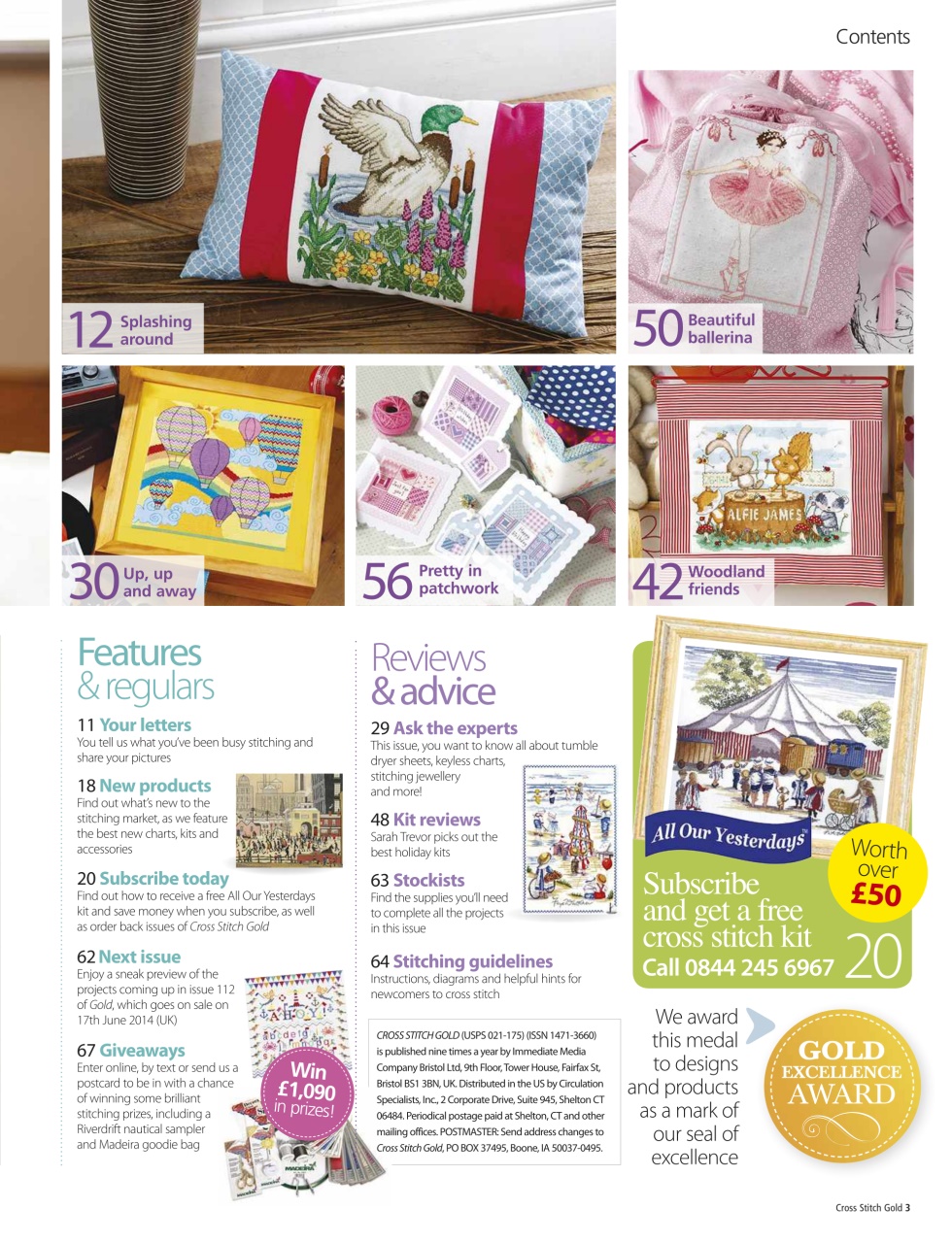 Cross Stitch Gold Preview Pages