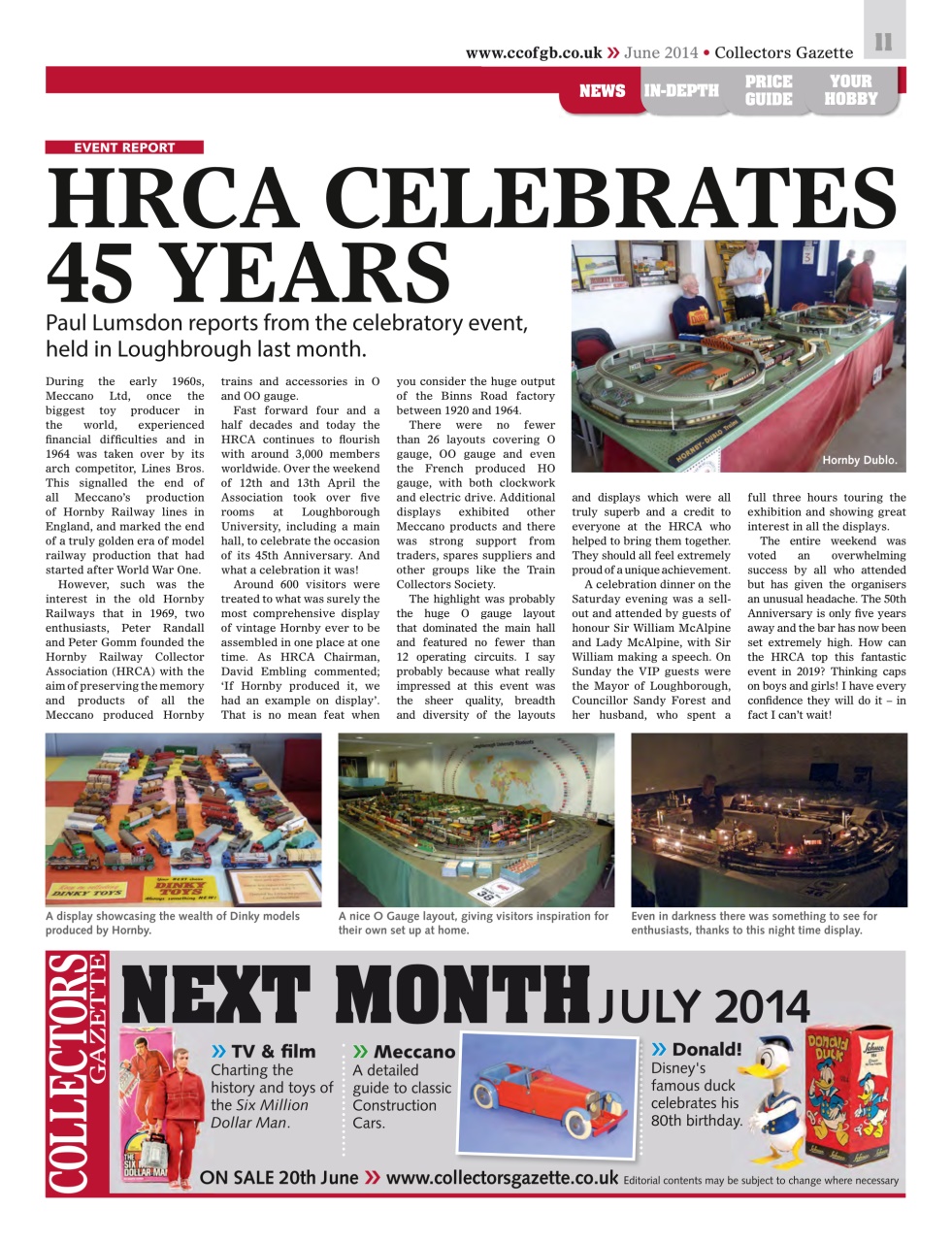 Collectors Gazette Preview Pages