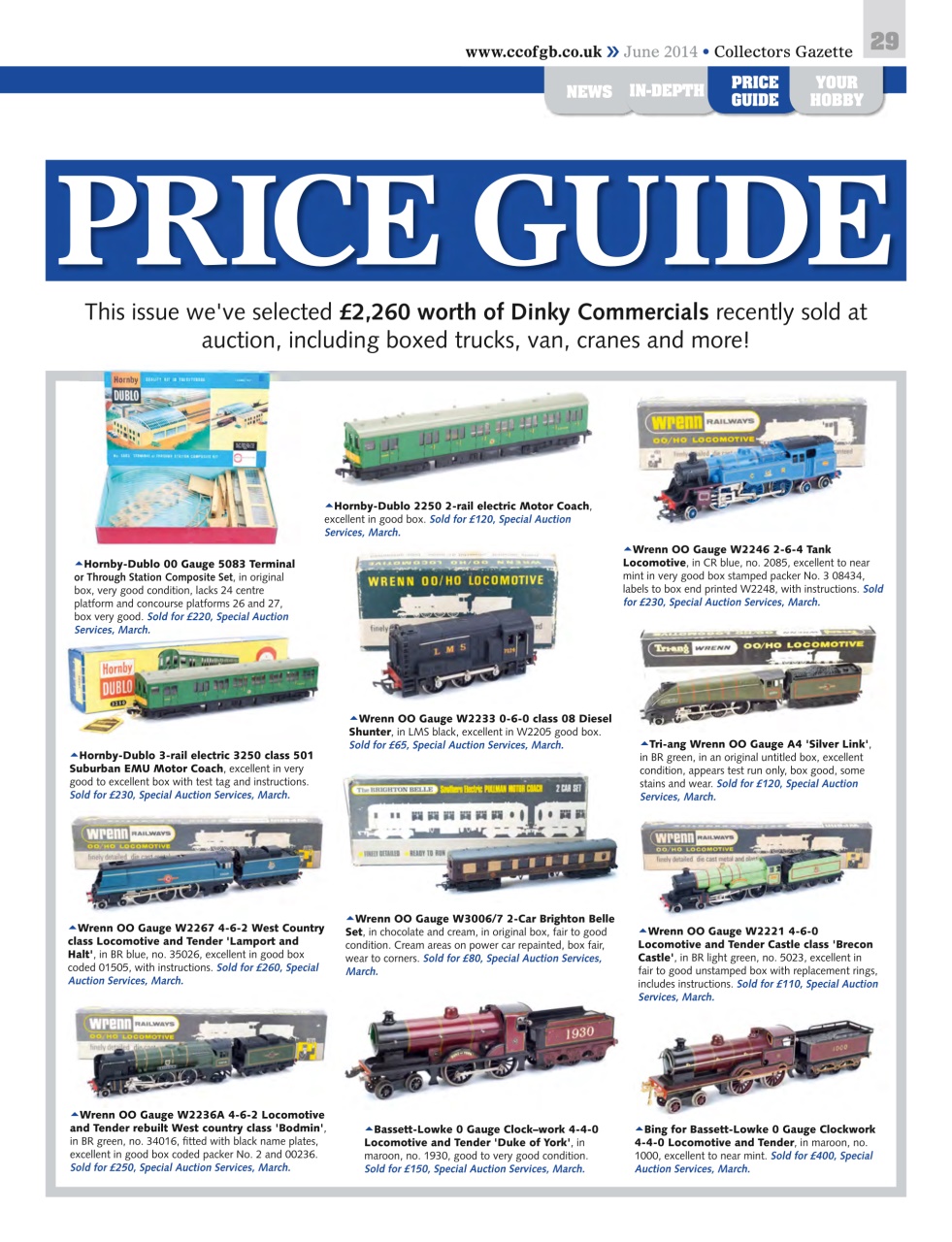 Collectors Gazette Preview Pages